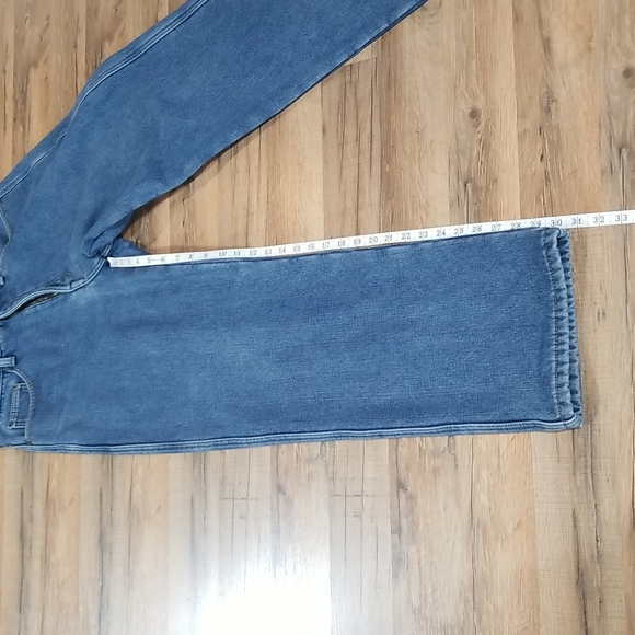 STANLEY Flannel Lined 5 Pocket Straight Leg Jeans 34 x 32 - Picture 12 of 14